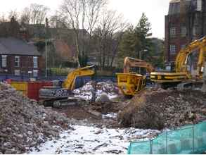 Crusher and excavators on hire