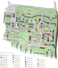Site map of Mulberry Gardens